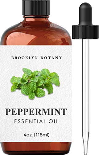 Brooklyn Botanikus teafa illóolaj & Borsmenta illóolaj Set – Pure & Natural – 4 Fl Oz Terápiás Minőségű Esszenciális