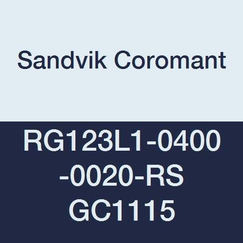 A Sandvik Coromant CoroCut 1-Edge-Karbid Profilalkotás Helyezze be, GC1115 Minőségű, többrétegű Bevonat, 1 élvonalbeli, RG123L1-0400-0020-RS,