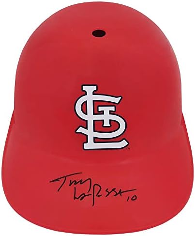 Tony LaRussa Aláírt a St. Louis Cardinals Szuvenír Replika Szemrebbenés Sisak - Dedikált MLB Sisak