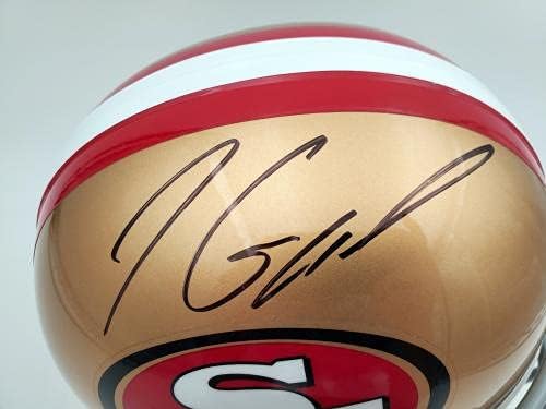 Jimmy Garoppolo Dedikált San Francisco 49ers Teljes Méretű Sisak (Tristar) - Dedikált NFL Sisak